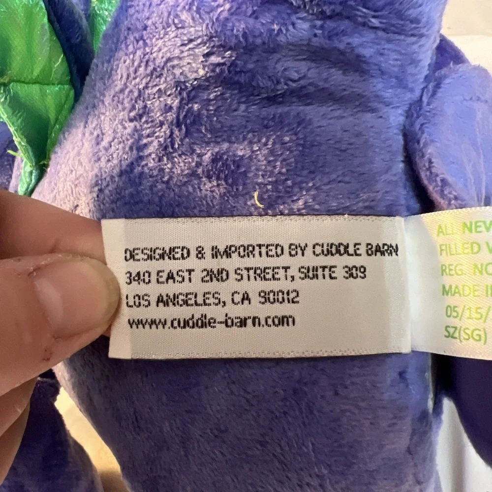 Cuddle Barn Dalton the Storytelling Dragon Animated Plush Talking Reads 5 Tales